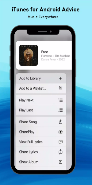 iTunes for Android Advice Zrzut ekranu 2