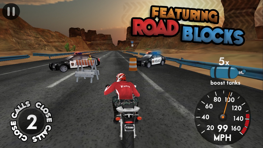 Highway Rider Скриншот 1