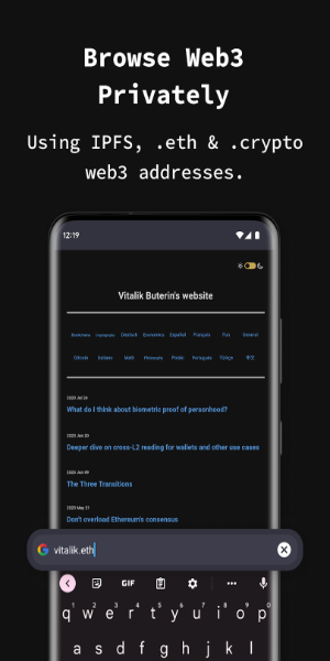 Incognito Browser - Go Private Screenshot 3