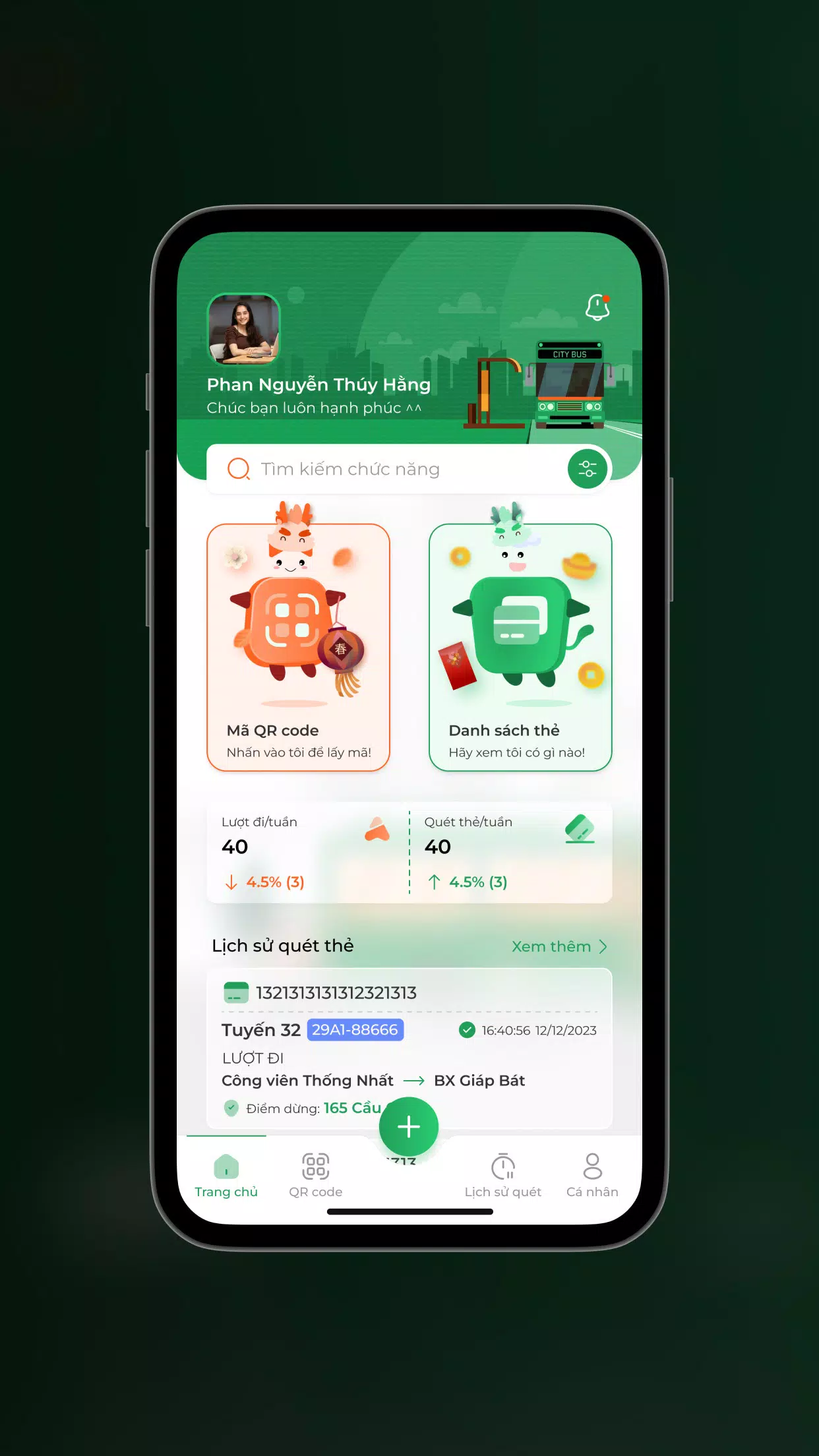Thẻ Vé Giao Thông HN Captura de tela 2