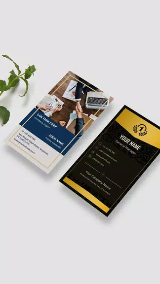 Visiting Card Maker With Photo 스크린샷 1