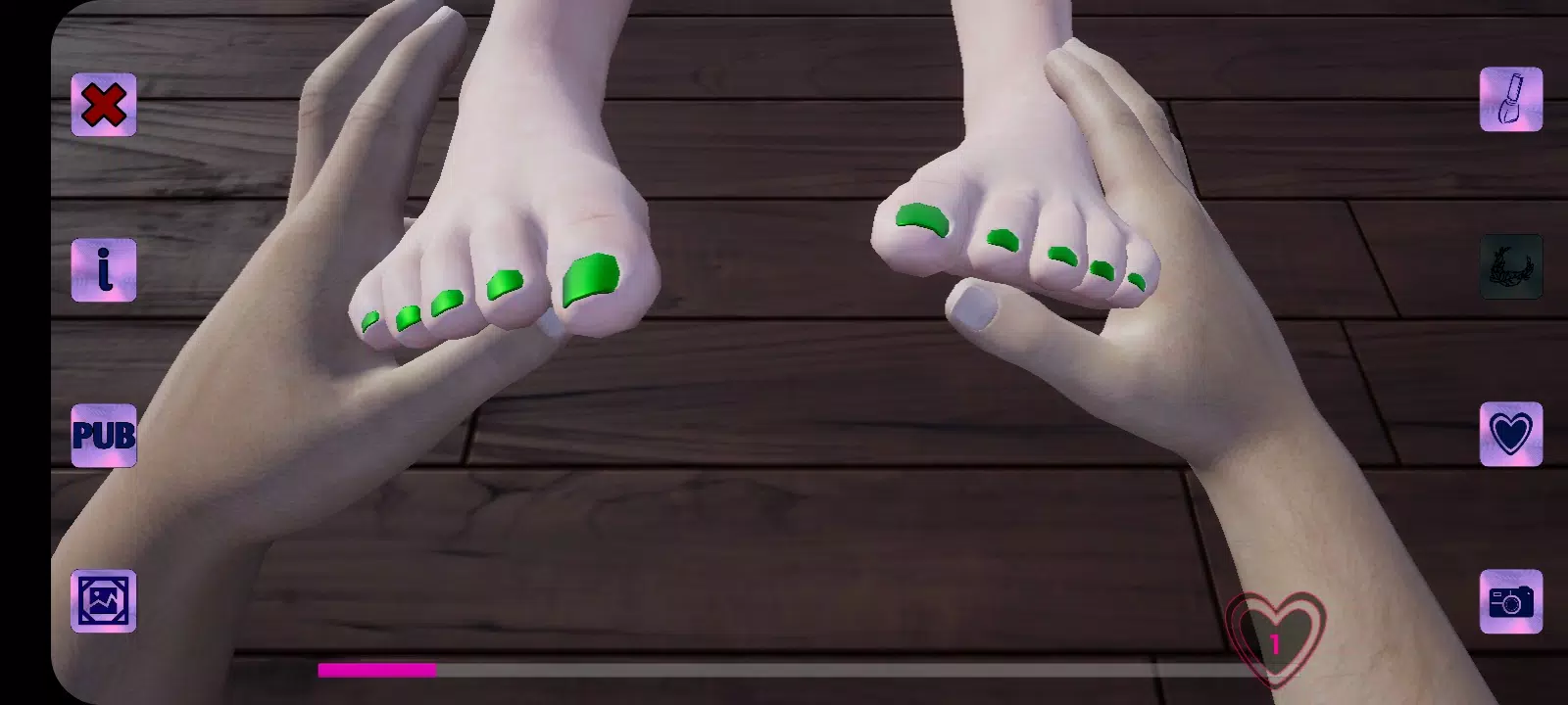Girl feet Zrzut ekranu 2