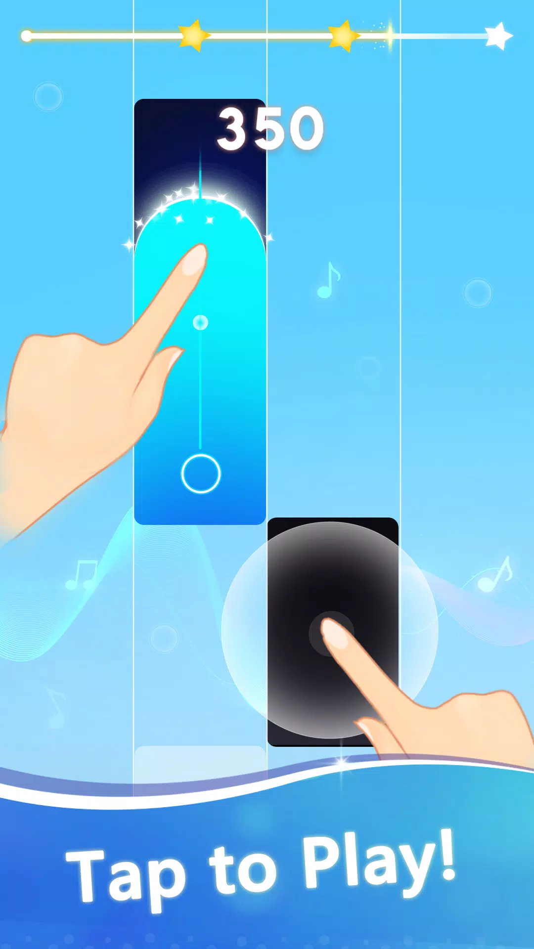 Pop Tiles - Music Piano Скриншот 1