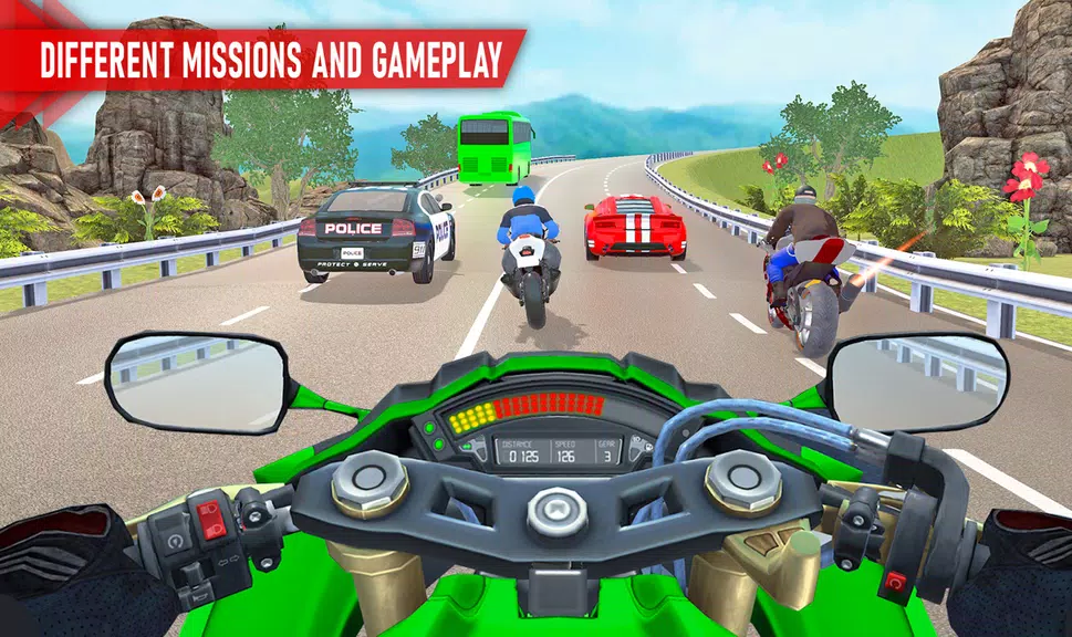 Motorcycle Racing - Bike Rider Tangkapan skrin 3
