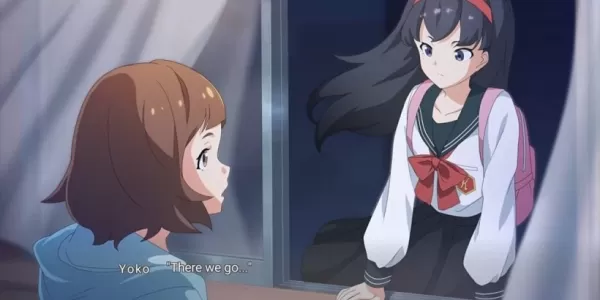 Bir teknede dört kişinin resmi bir animesque tarzı.
