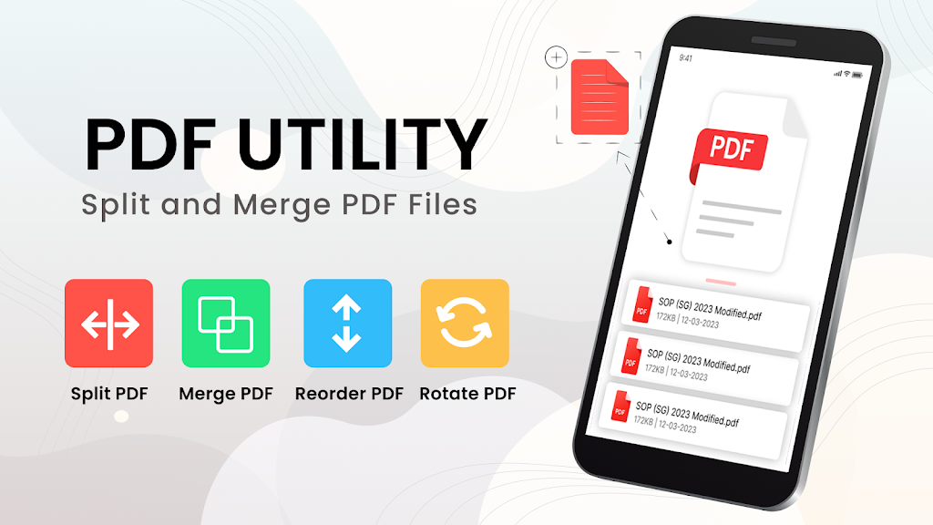 Split & Merge PDF files ภาพหน้าจอ 1