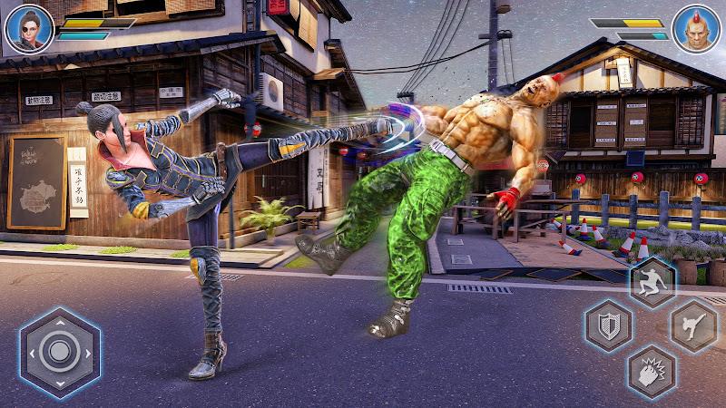 Fighting games: Karate Kung Fu Tangkapan skrin 3