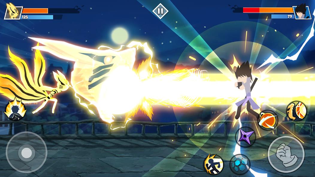 Stickman Shinobi Fighting Mod Ảnh chụp màn hình 1