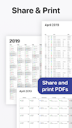Schermata Supershift Shift Work Calendar 2