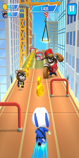 Talking Tom Hero Dash MOD Скриншот 2