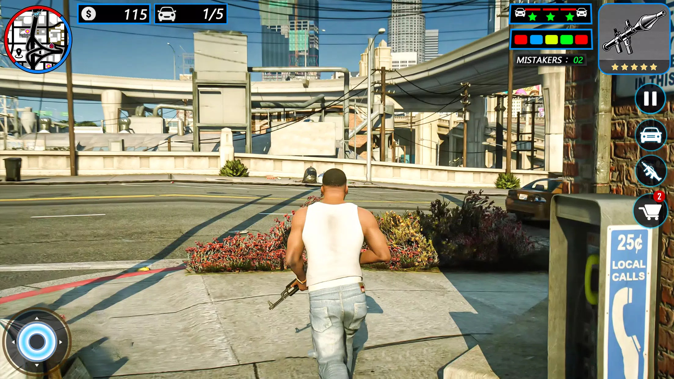 Gangster City Vegas Crime Game Tangkapan skrin 1