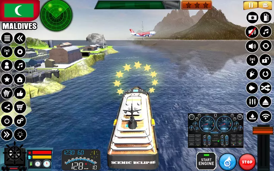 Big Cruise Ship Simulator Tangkapan skrin 2