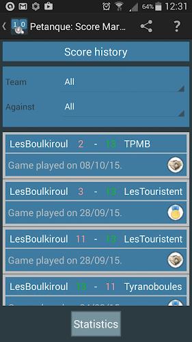 Petanque: Score Marker Screenshot 3