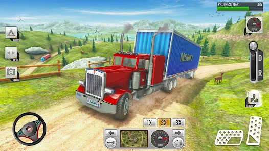 OffRoad Euro Truck Simulator Скриншот 1