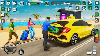 Taxi Driver Cab Car Driving 3D應用截圖第1張
