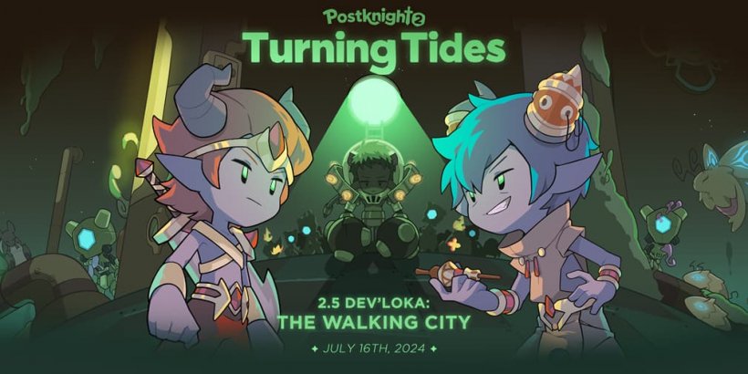 Postknight 2的史詩般的故事將繼續進行即將進行的更新，以探索Dev'loka：步行城市