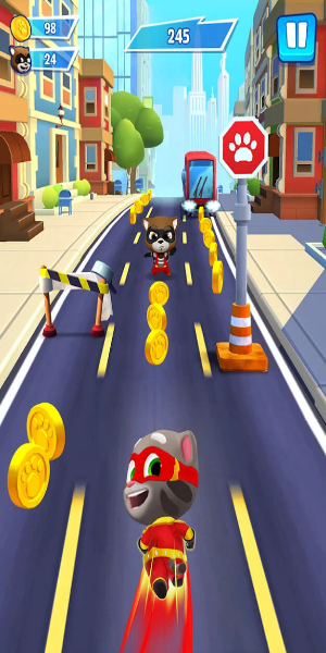 Talking Tom Hero Dash MOD Скриншот 1