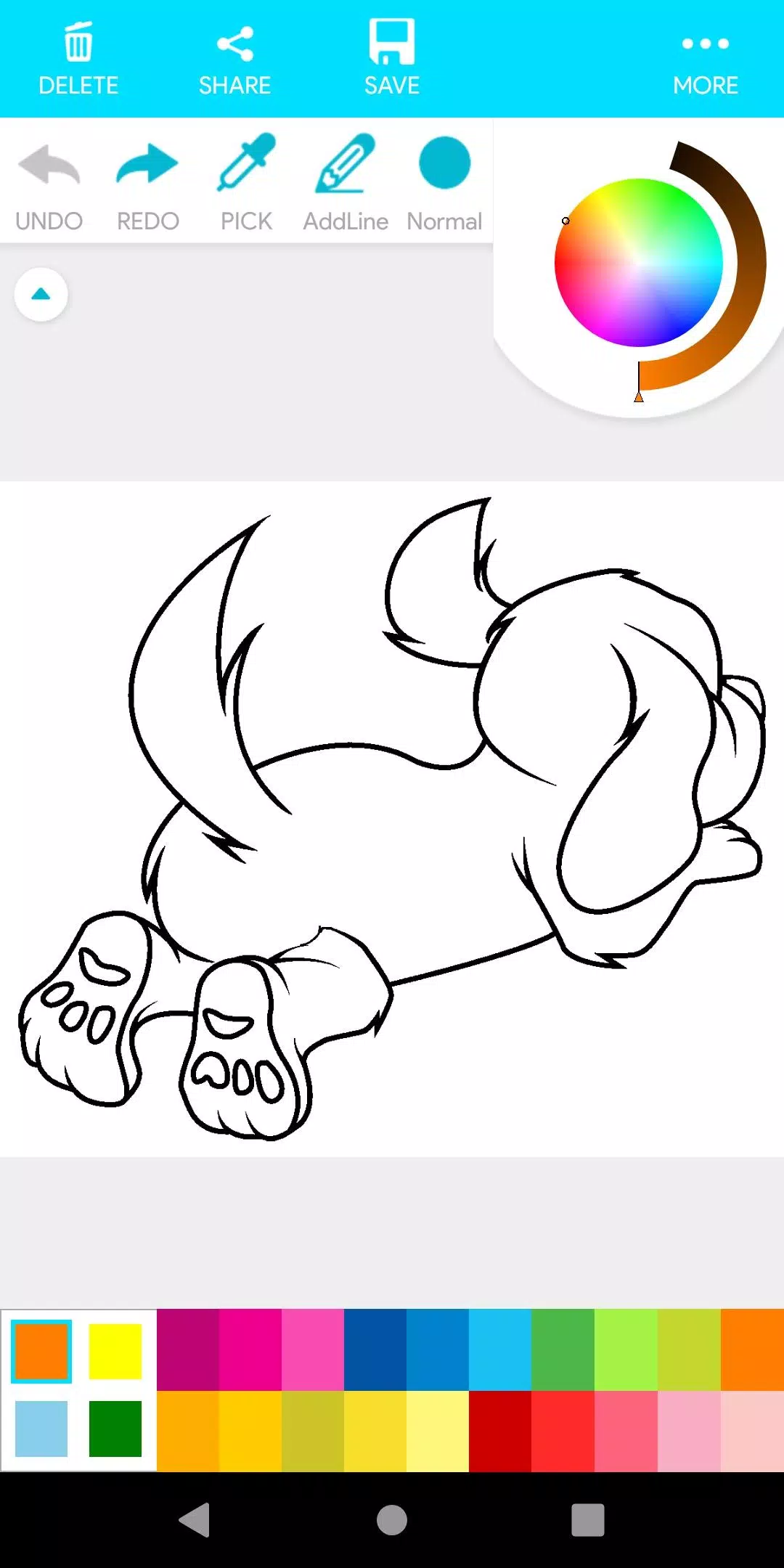 Coloring Dogs Captura de tela 4
