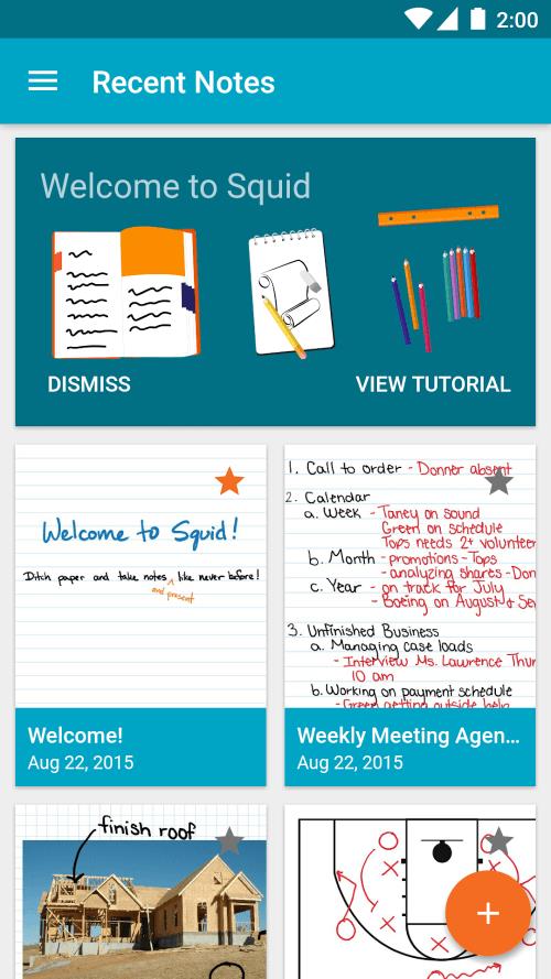 Squid: Take Notes, Markup PDFs Captura de tela 1