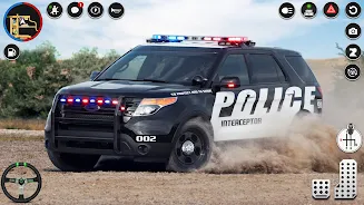 SUV Police Car Chase Cop Games Скриншот 1