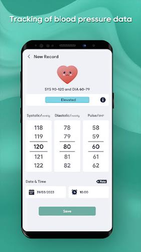 Daily Blood Pressure - Log Скриншот 2