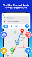 Route Finder - Maps Navigation Capture d'écran 1