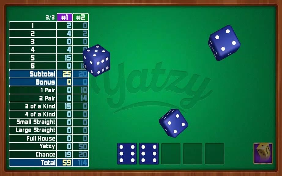 Yatzy Dice Game Скриншот 3