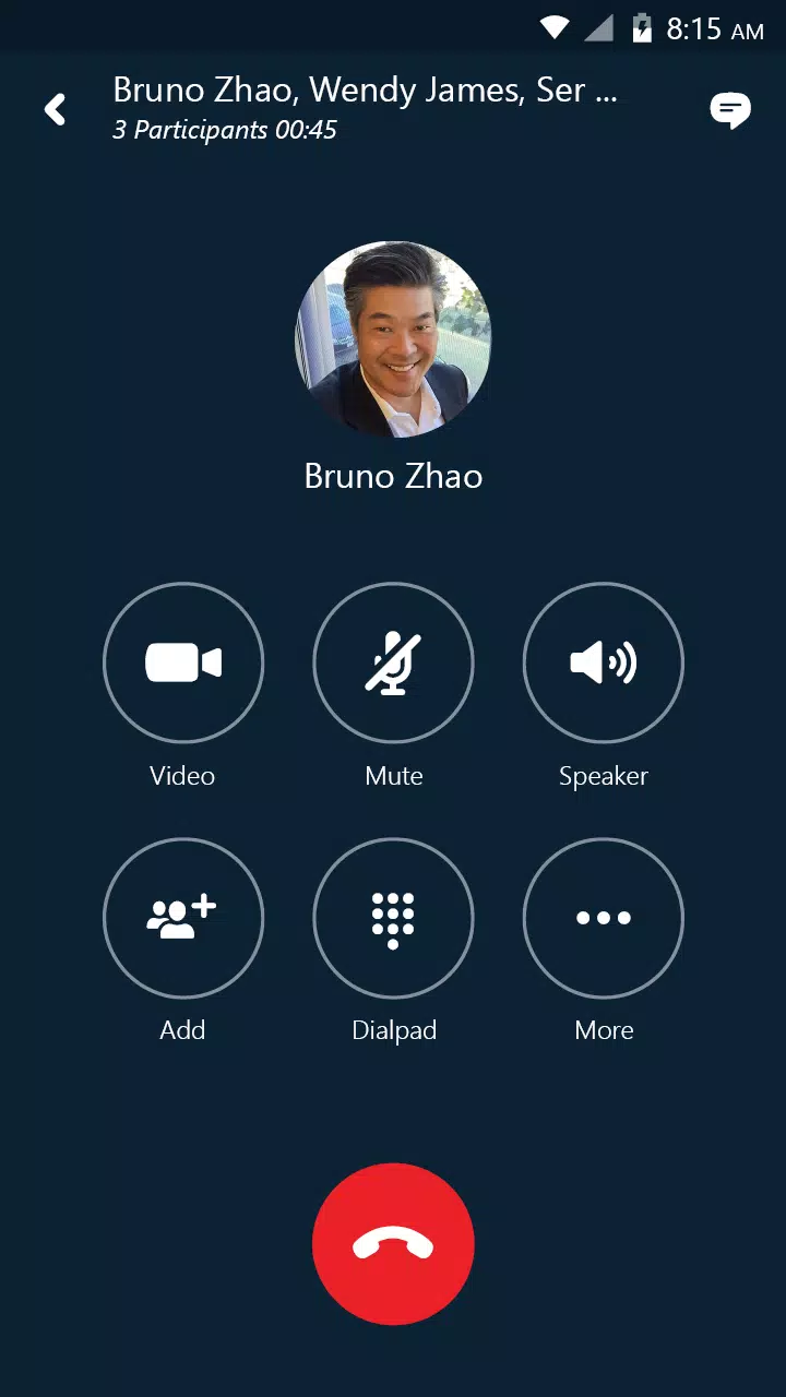 Skype for Business for Android Скриншот 1