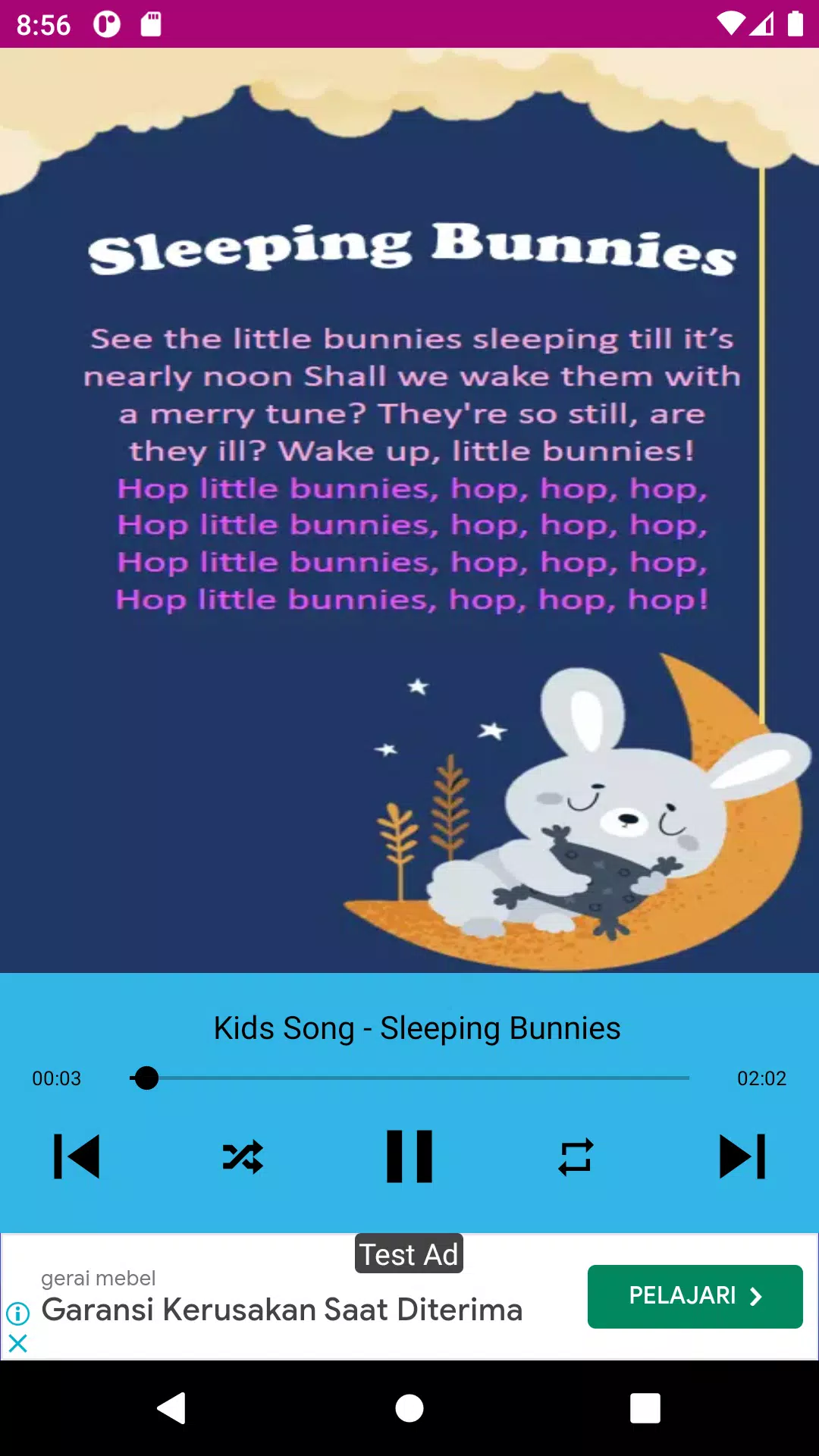 baby songs - nursery rhymes ภาพหน้าจอ 2