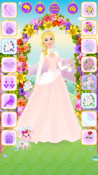 Princess Wedding Dress Up Game Zrzut ekranu 2