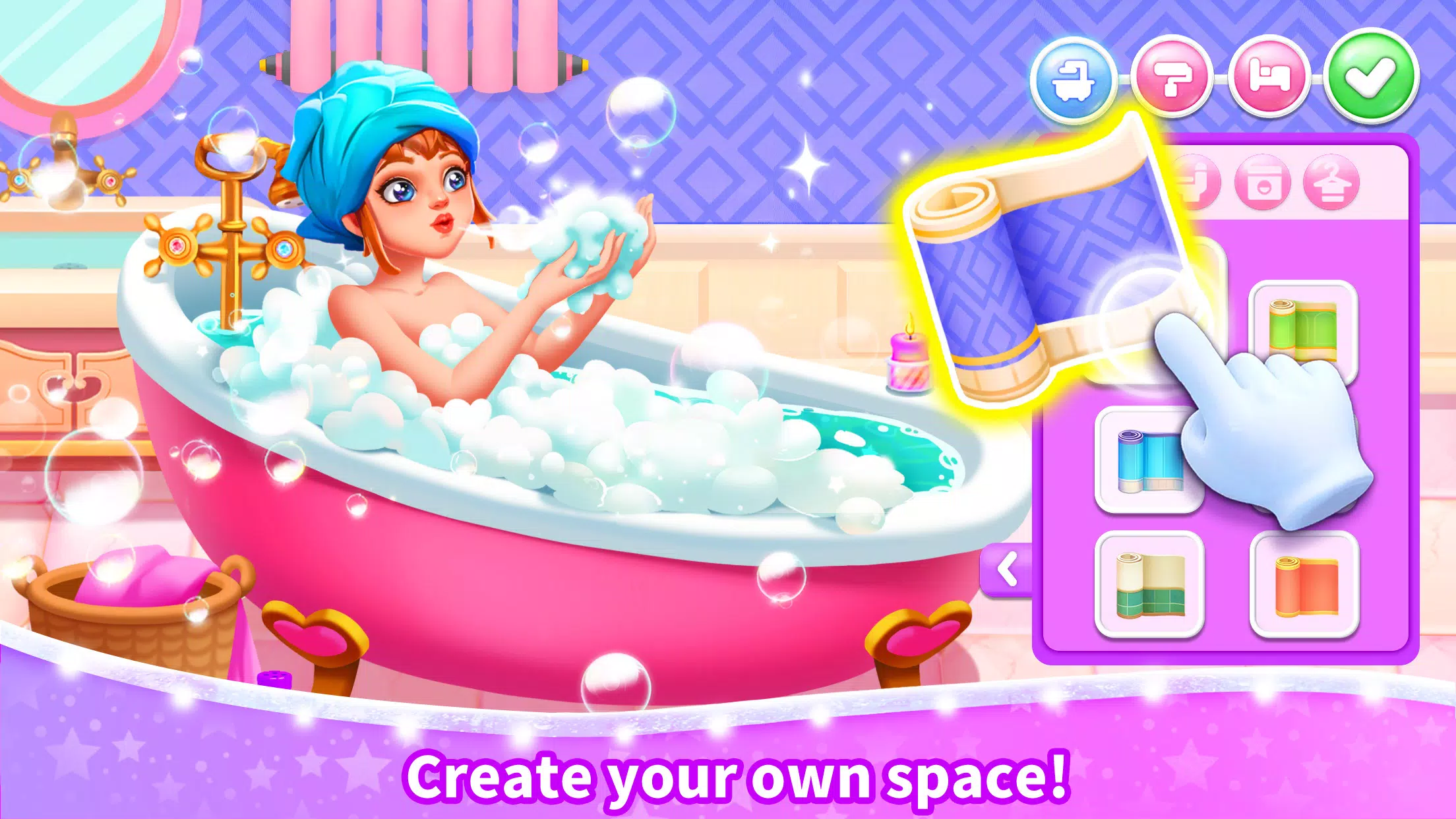 Little Panda’s Girls Town Скриншот 2