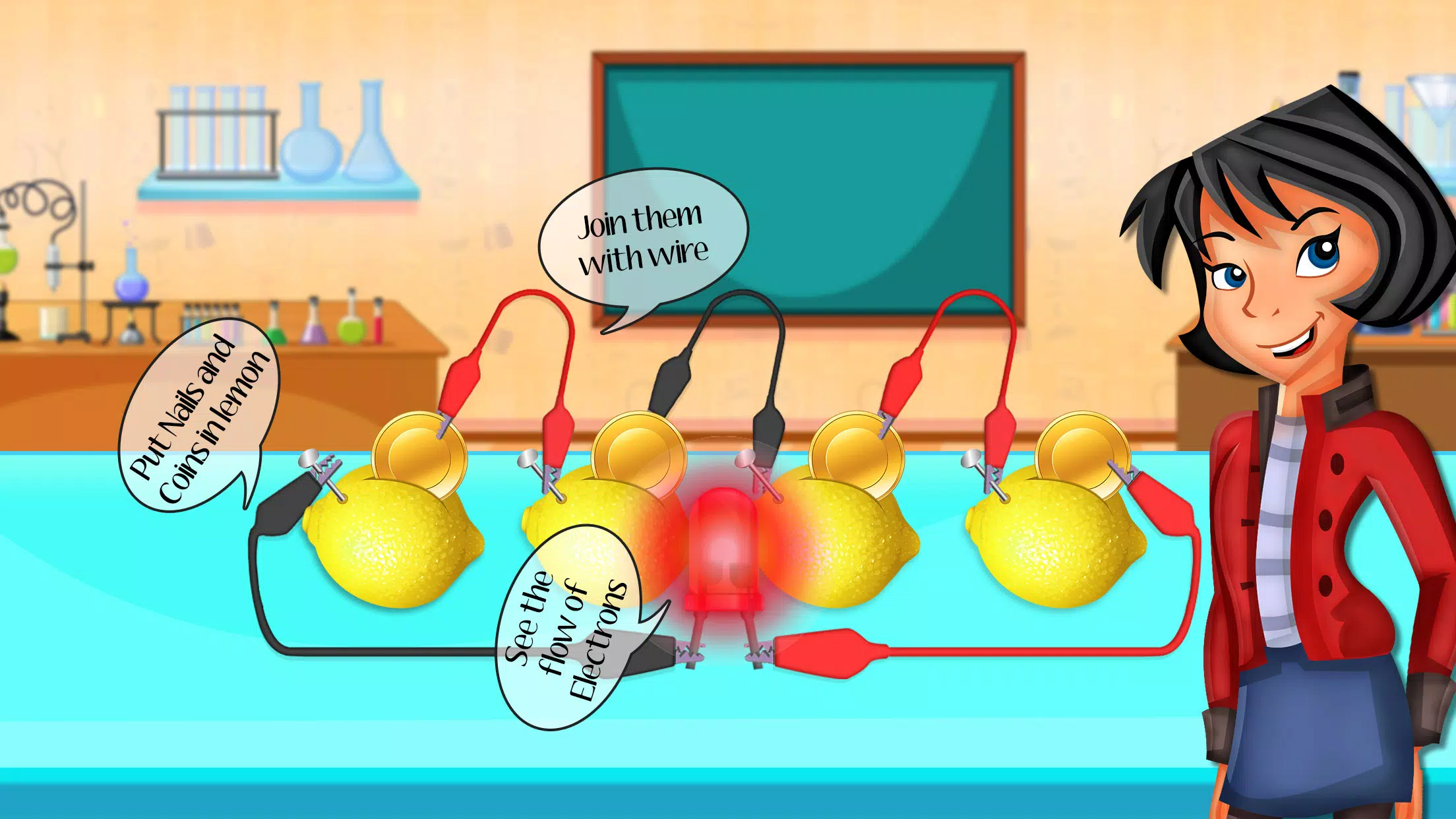 Girls High School Science Lab ภาพหน้าจอ 2