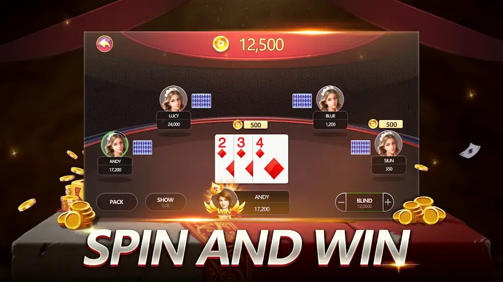 S9 Teen Patti Real Gold Скриншот 1