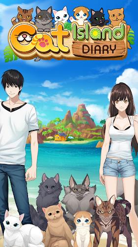Cat Island Diary~Happy Match 3 Скриншот 1