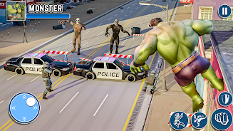 Black Monster Hero City Battle Tangkapan skrin 1