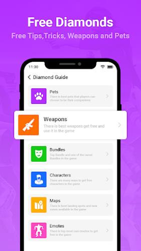 Get Daily Diamonds FFF Tips Zrzut ekranu 1