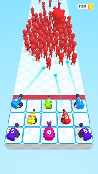 Shooting Towers: Merge Defense Mod Tangkapan skrin 1