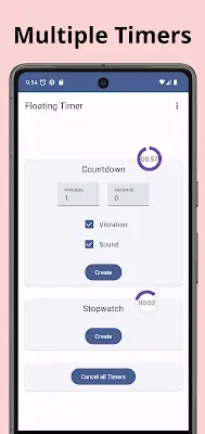 Floating Timer Скриншот 1