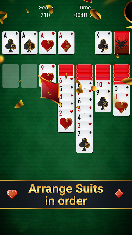 Free spider solitaire - classic solitaire ဖန်သားပြင်ဓာတ်ပုံ 3