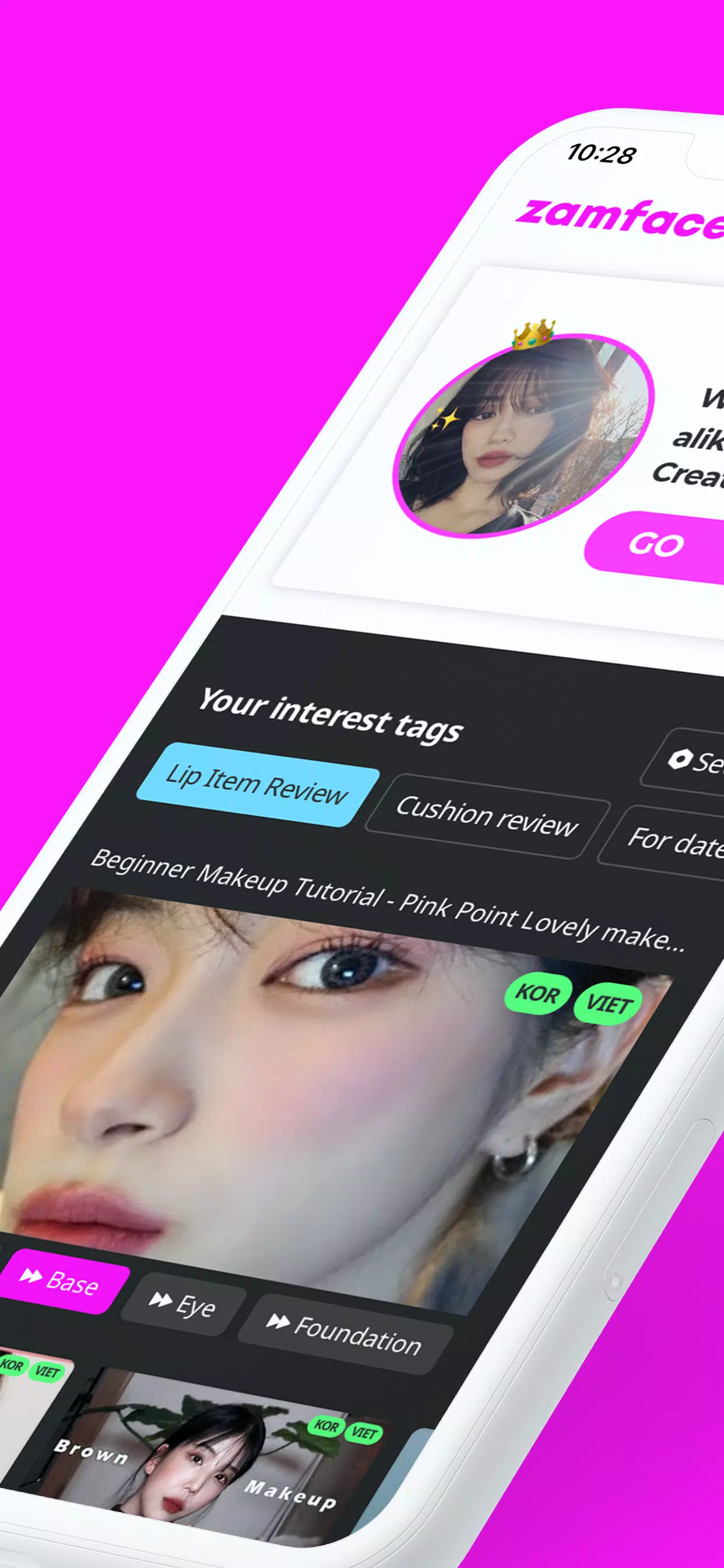 zamface- your makeup guide! Capture d'écran 1