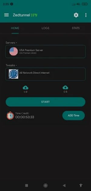 Zedtunnel VPN Zrzut ekranu 3