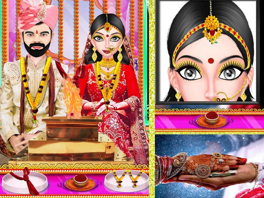 Indian Royal Wedding Beauty Capture d'écran 2