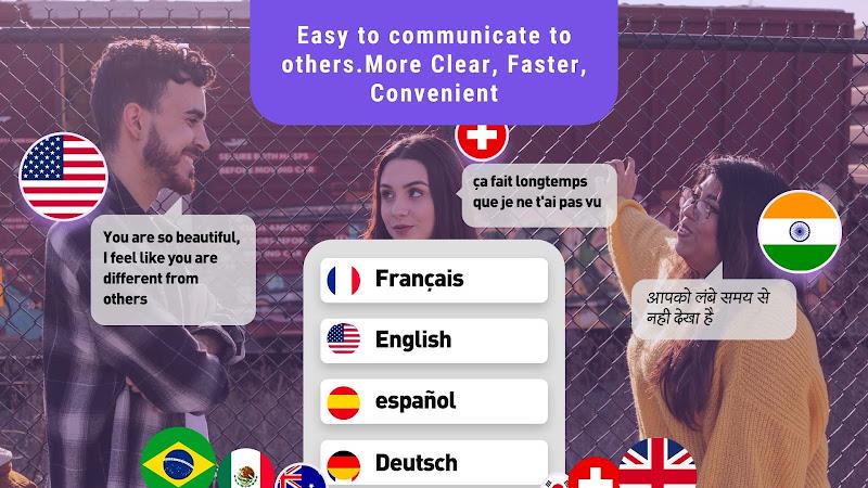 Translate Less with Text Voice Скриншот 1