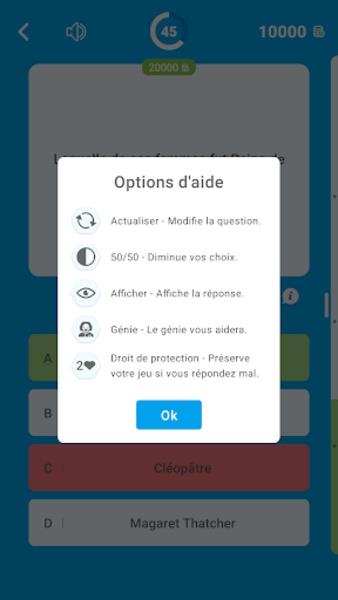 Millions Quiz - Français Tangkapan skrin 3