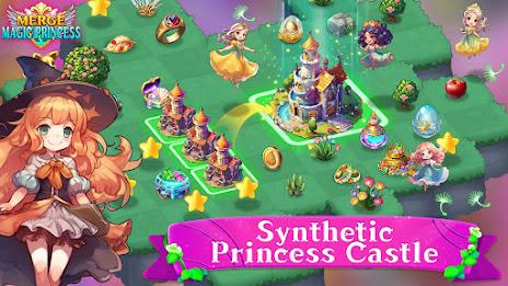 Merge Magic Princess: Tap Game Скриншот 2