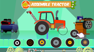 Farm Tractors Dinosaurs Games ภาพหน้าจอ 3