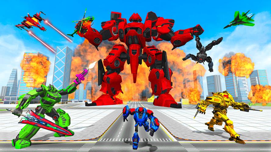 Mech Robot Transforming Game Screenshot 4