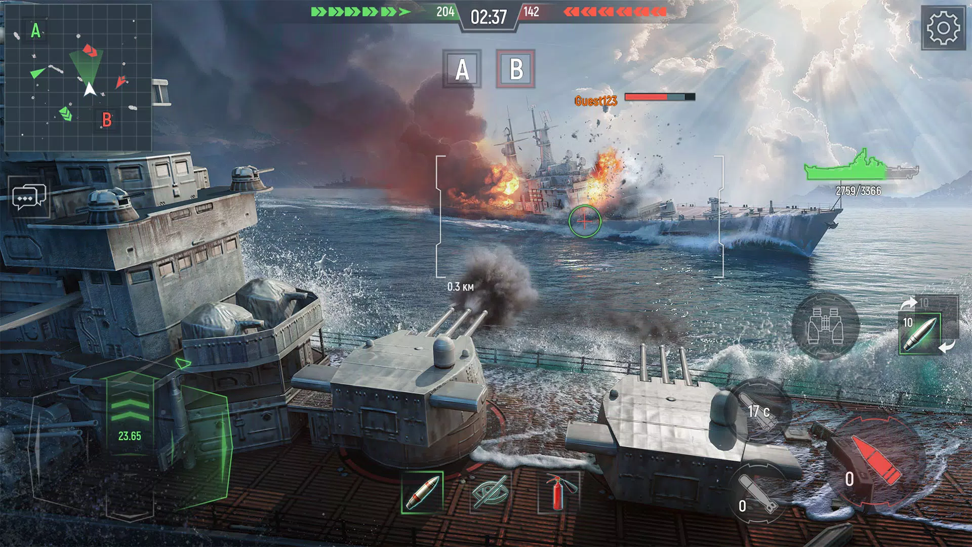 Force of Warships Скриншот 1