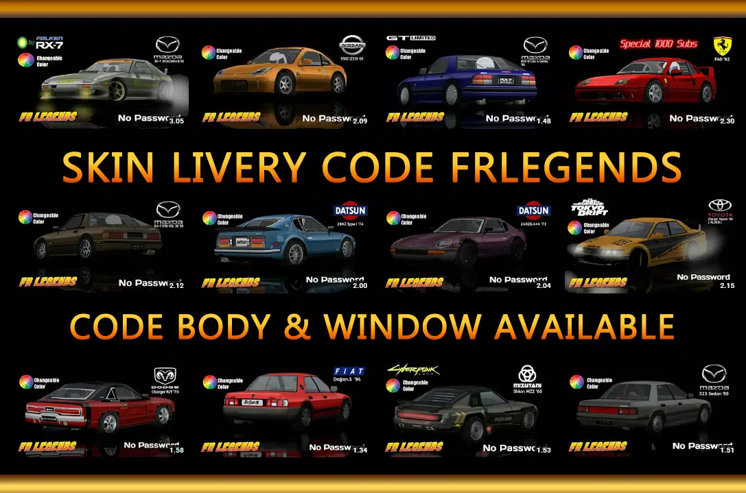 Schermata Livery FRLegends V2 4