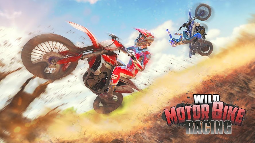 Wild Motor Bike Offroad Racing Скриншот 1